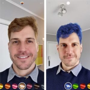 app mudar cabelo