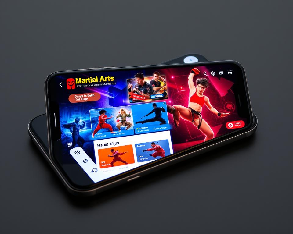 Aplicativo de artes marciais