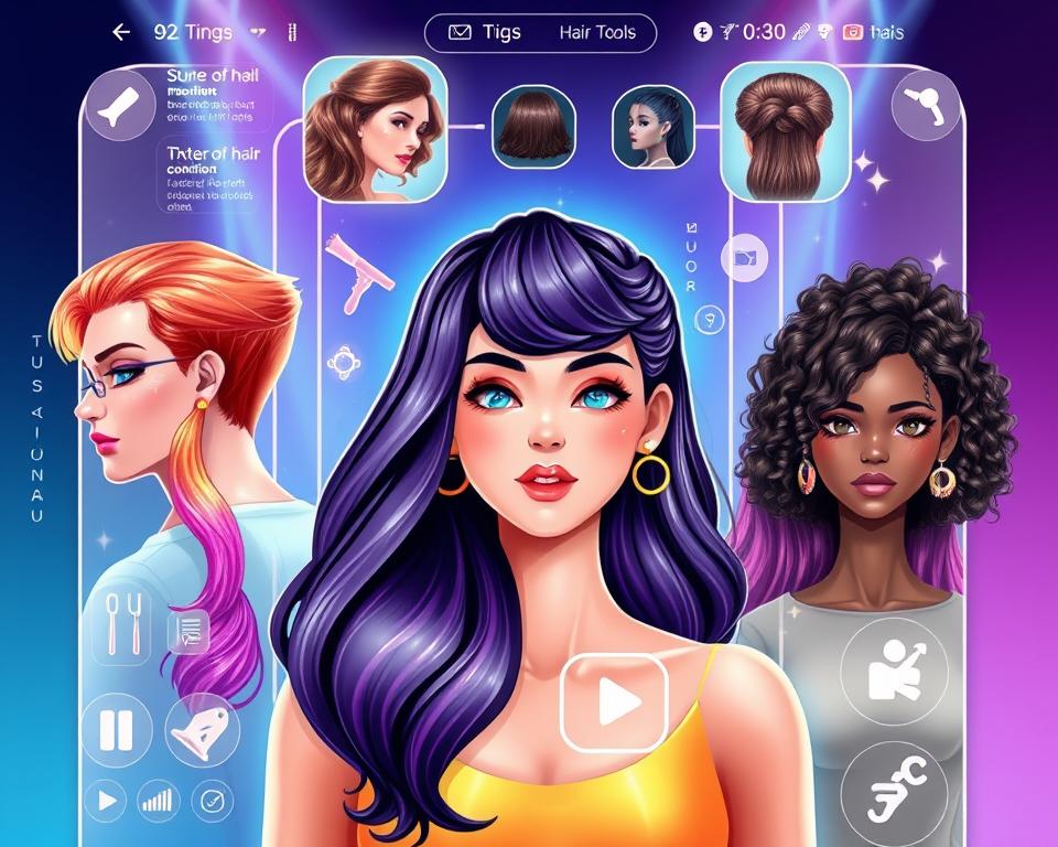 vantagens do app de cabelo