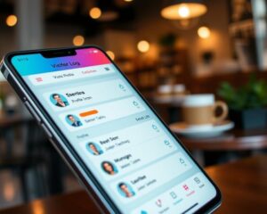 Aplicativo de visita de perfil