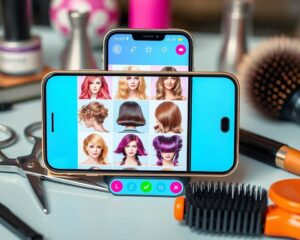 Aplicativo para cabelo