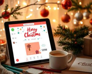 app de criar cartões de natal