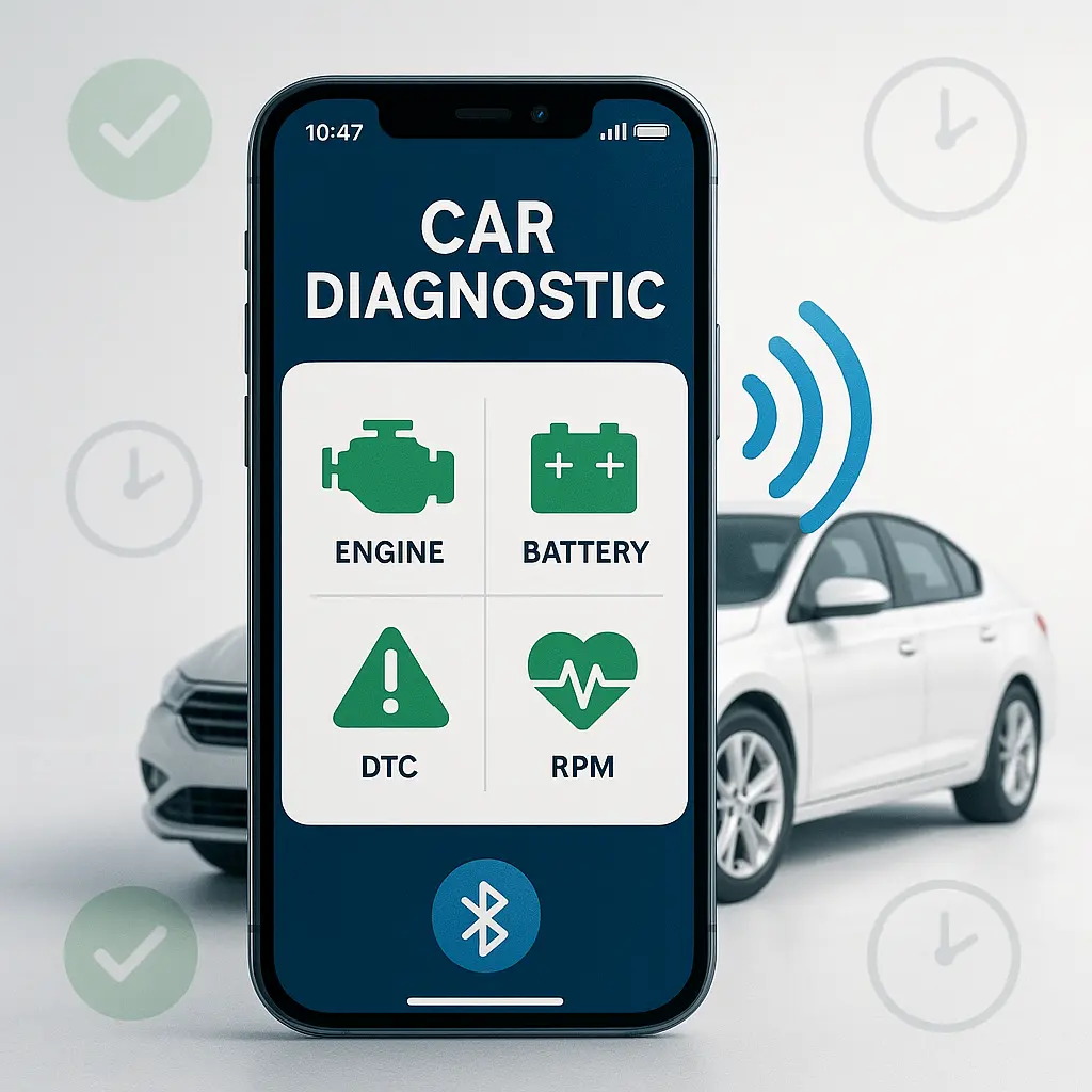 Diagnóstico de carro: aplicativo gratuito ajuda você a fazer análise rapidamente.